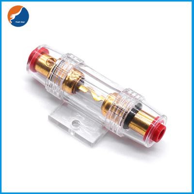 AGU-06 4 8 tipo fusível do suporte AGU do fusível in-line AGU do calibre Calibre de diâmetro de fios para compressores audio do amplificador do alarme do carro do caminhão