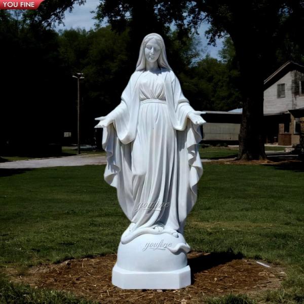 Classical Hand Carved Marble Mother Teresa Marble Sculpture