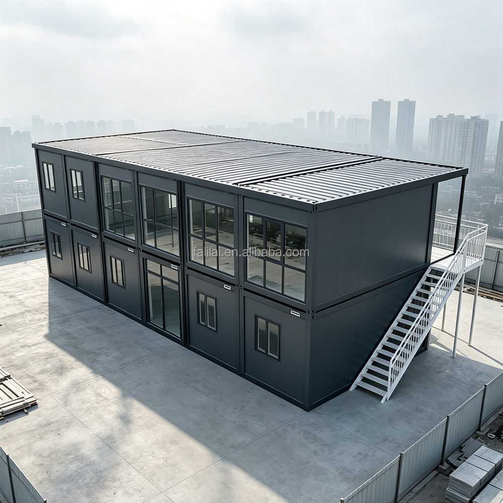 20ft 40ft Z-type Folding Container Portable House Small Steel Prefabricated