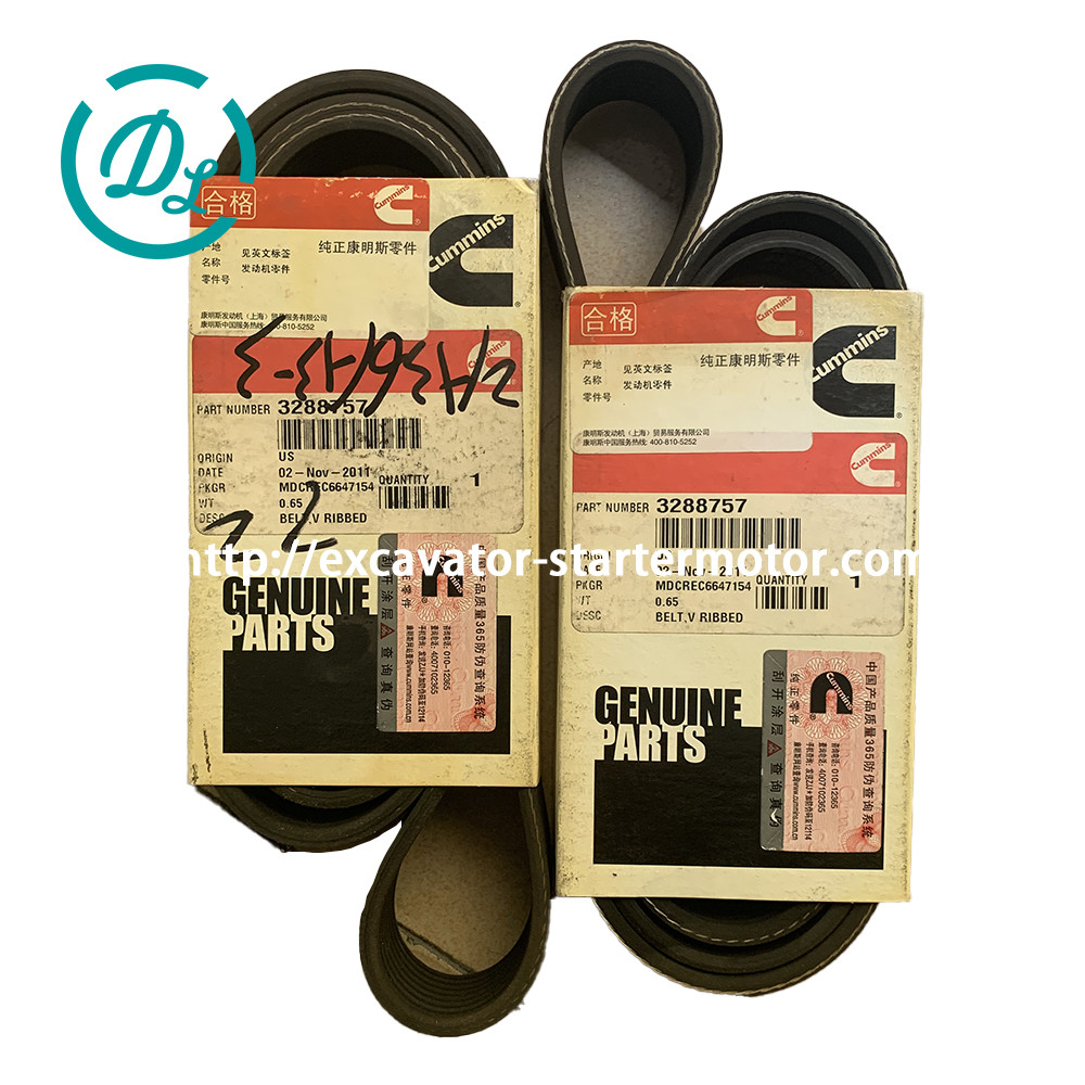 EexcavaStart Cummins 6BTA V Ribbed Belt OEM 3288757 3911588 8PK1417