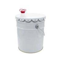Customized metal paint bucket and lid Rust Resistance and Stackable Design 12-43 cm Height