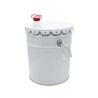 Customized metal paint bucket and lid Rust Resistance and Stackable Design 12-43 cm Height