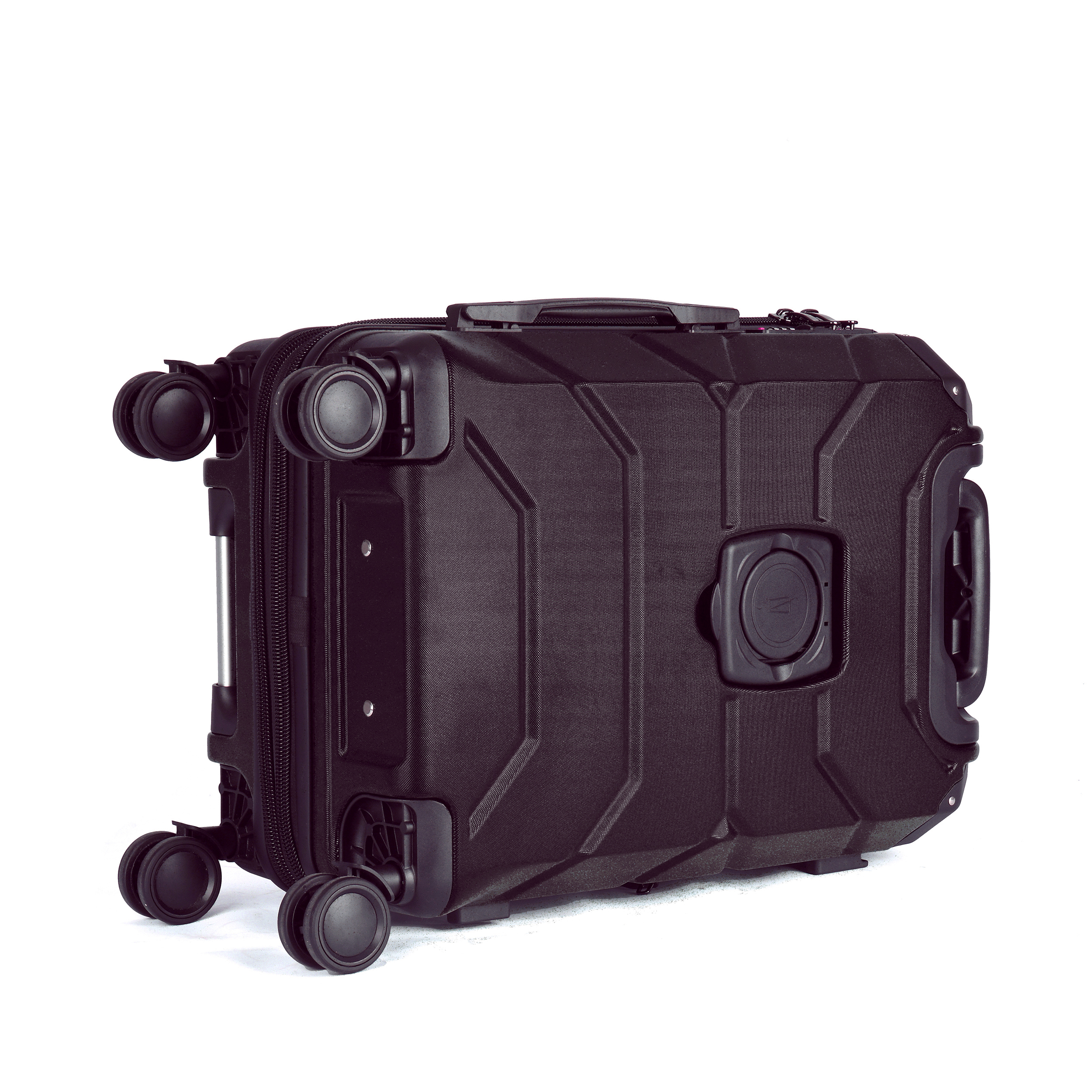 20 24 28 Inch Double-Layer Explosion-Proof Zipper Trolley Luggage Set Outdoor Suitable with Hook Bottom Handle Mainly Made PP PC