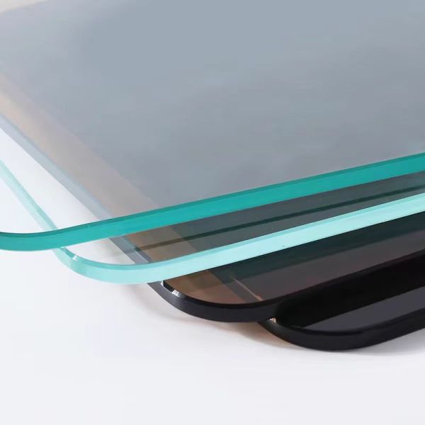 5+5mm Diamond Translucent Tempered Glass Sheet For Shopping Mall Window Display