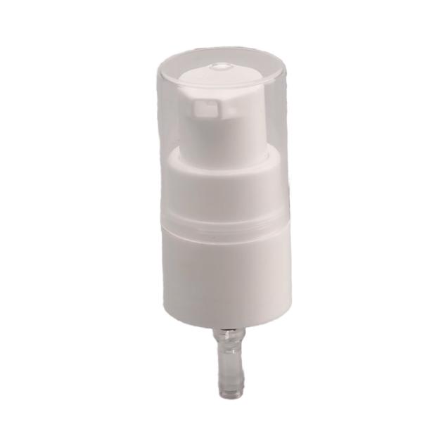 All White 24/415 Smooth Closure Plastic Lotion Pump Ready to Ship 20mm Size for Bottles and Packing Left Right Twist Design