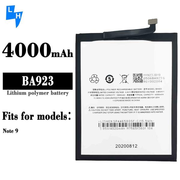 RECHARGABLE Lithium Ion Battery for Meizu Note 9 M9 500pcs OEM/ODM Rechargeable Battery