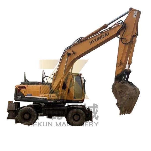 Used Hyundai R210W-9 Wheel Excavator with Original Engine