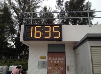 Large outdoor led gas station price sign waterproof For 4 and 5 digit formats , custom size