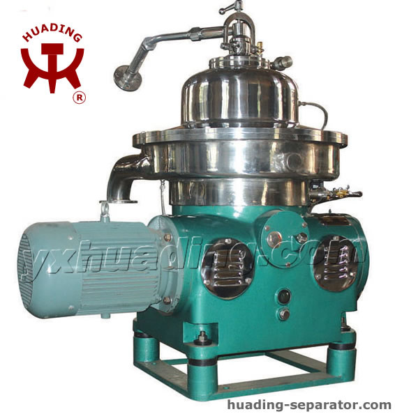 5000L/H Disc Oil Separator Centrifuge Lube Oil Purification System 7.5kW Motor with SS316L Bowl 380V 3 Phase Design
