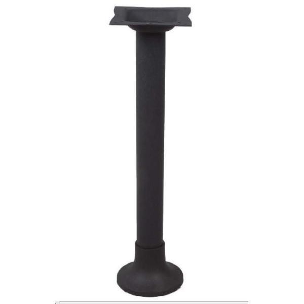 Bolt Down Metal Table legs Dining Table Base Black Wrinkle 28'' / 41'' Height