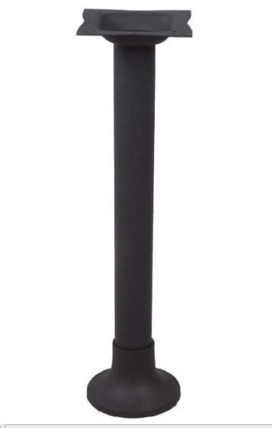 Bolt Down Restaurant Table Bases Cast Iron Powder Coated Finish Cheap Furniture