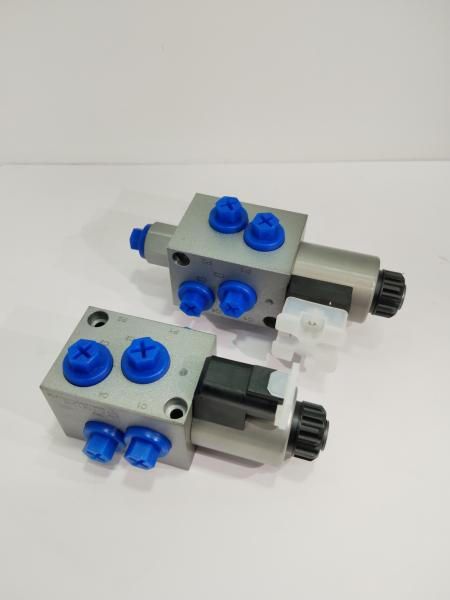 Válvula de controlo de solenoide hidráulica de 27 V Válvulas solenoide de aço de 8 vias