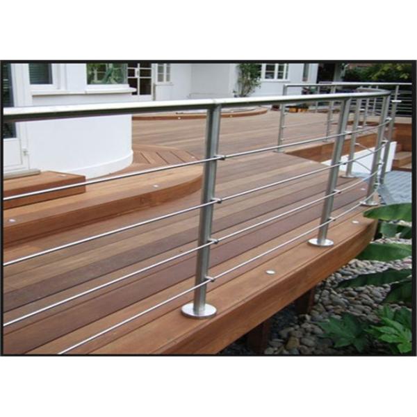 Popular Stainless Steel Balustrade Systems , Stainless Steel Garden Railings