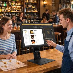21 Inch Desktop Tablet Kitchen Display Screen Smart Android 11 TV Display