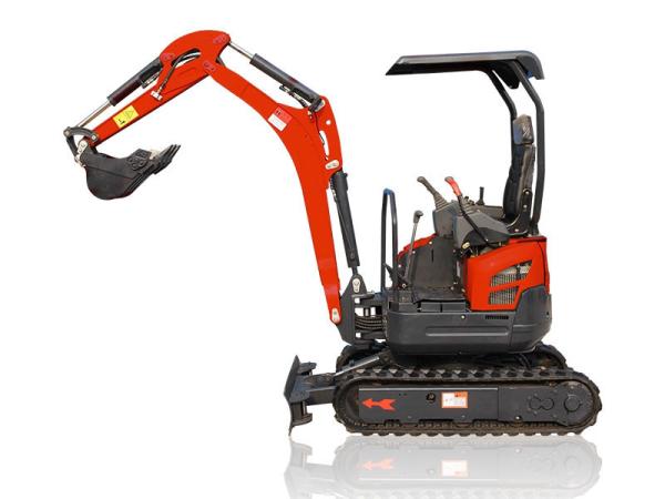 EPA mini excavator zero tail swing with Kubota engine mini digger excavator