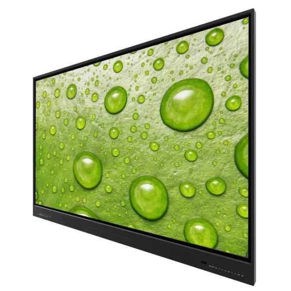 Panel plano interactivo de 86 pulgadas para enseñanza en línea, aprendizaje electrónico, oficina, Android, PC, ordenador, USB, HDMI, VGA, software de pizarra, altavoz incorporado