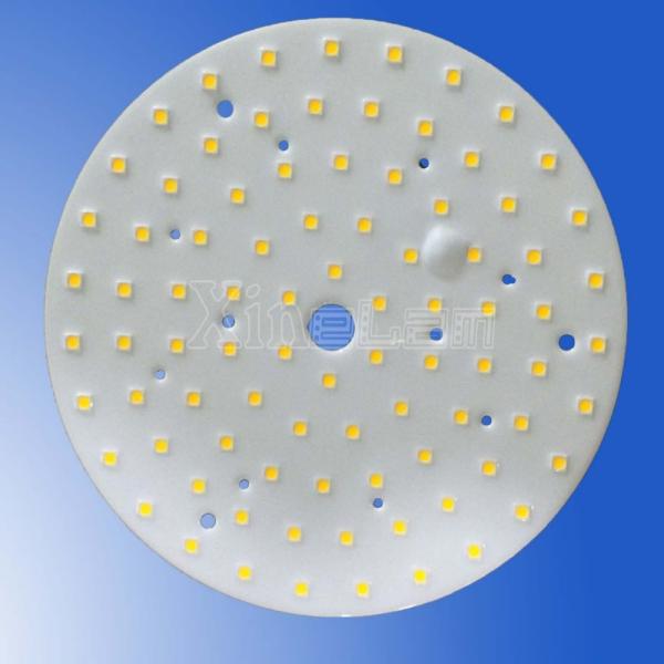 Aluminium Circuit Board With LED light Strips White Color DC-12V Copper Thickness 1 OZ Meet