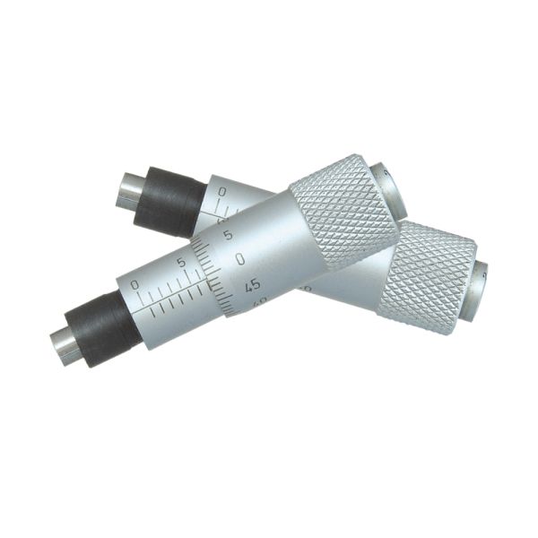 Micrometer Head 0-6.5mm Range 0.01mm Graduation ±0.005mm Accuracy Flat Face Plain Thimble