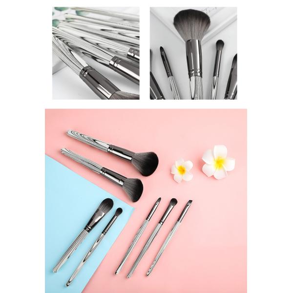 7PCS Paper Box ISO9001 Makeup Brush Gift Set for Face