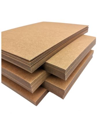 Embalagem de presente em papel kraft marrom de 150 a 300 g de rolos e folhas
