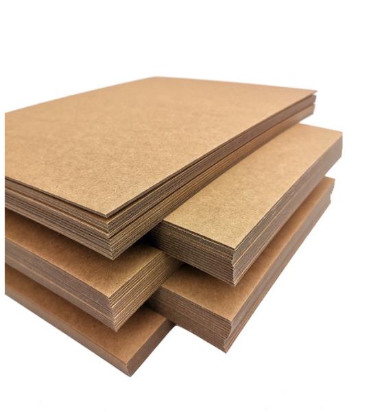 Embalagem de presente em papel kraft marrom de 150 a 300 g de rolos e folhas