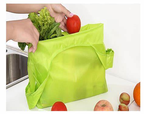 Recyclable Polyester Folding Shopping Bag Ecofriendly Solution for Your Carrying Needs