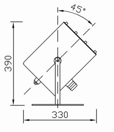 Laminar Glass Light Fountain Water Fountain Equipment for Garden And Pool DN32 With Controller