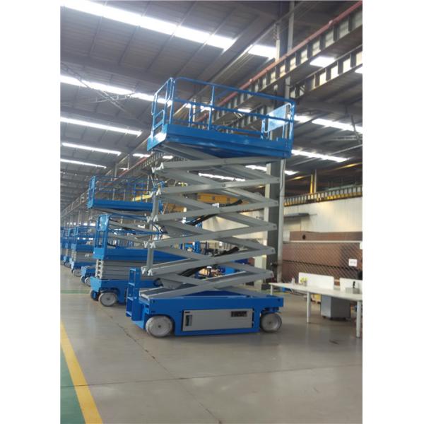 25% Max Gradeability Truck Mounted Electric Scissor Lift 4x12V 300Ah Battery