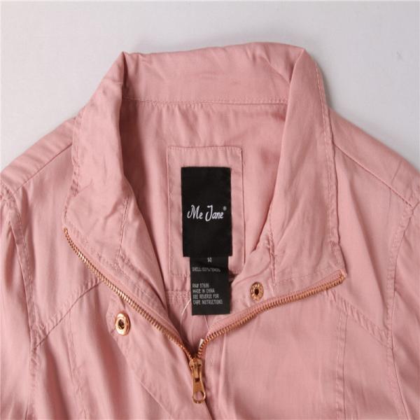 100% Tencel Fall Junior Girls Jacket Pink Olive Blue In Stock