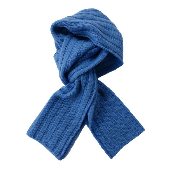 Stripes Cashmere Knit Scarves For Women , Chunky Winter Scarf With Strings