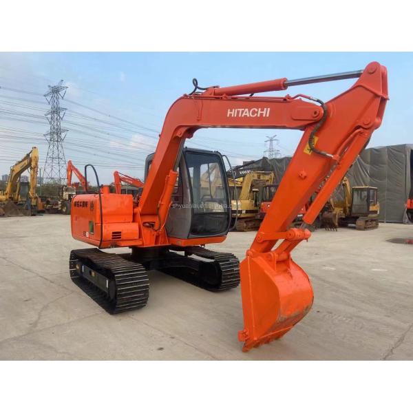 0.2м3 Подержанный EX 60 Экскаватор 6T Рабочее время 0-2000