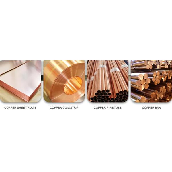 99.90% Flat Pure Copper Strip C11000 Slitting Machine 90KW With Adjustable Tensioner