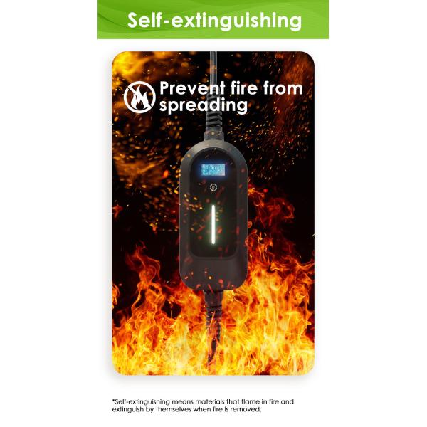 IEC 62196 Portable Ev Charger 220V 7KW MAX 32A SAE J1772 GBT 20234