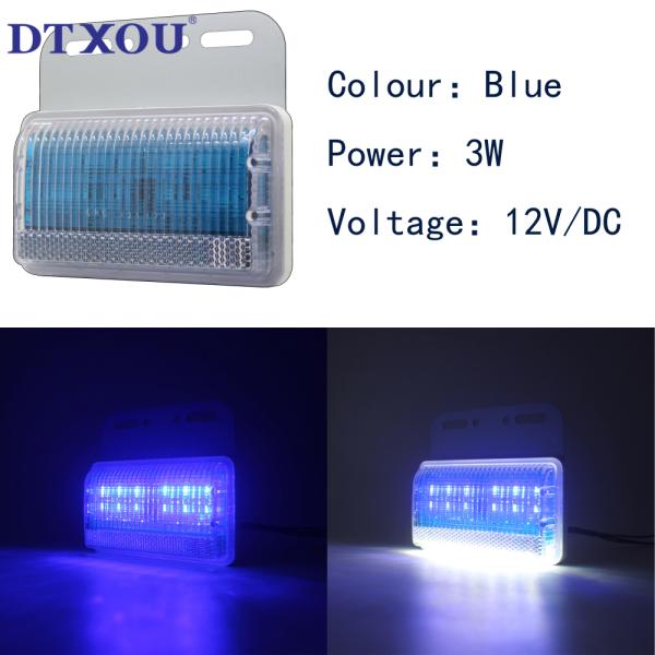 110*104mm Iron Plate Waterproof 21pcs Leds Strobe Flash Led Anti-fog Light For Trucks