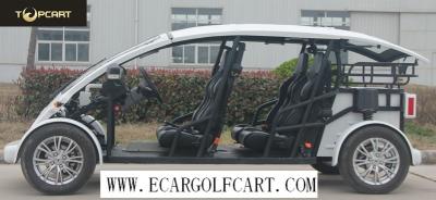 White Color 4 Passenger Golf Cart 3kw Or 5 Kw Motor , 40KM/H Max Speed
