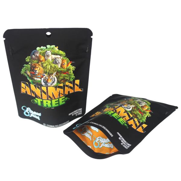 Размер Custom Mylar Weed Bags Gravure Printing для упаковки