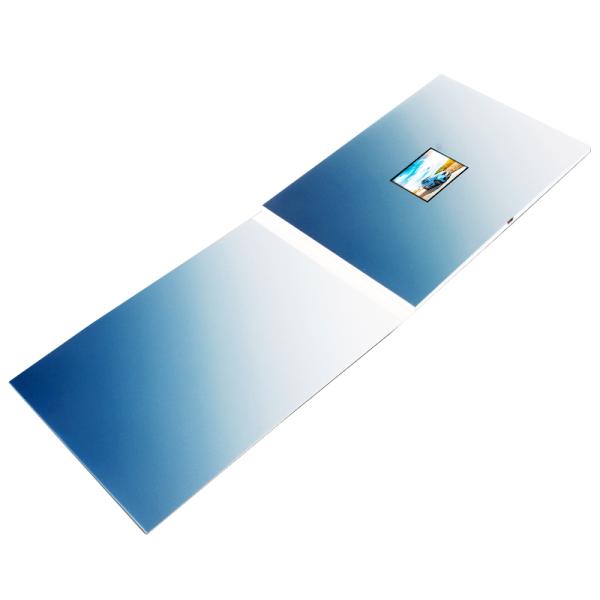 4GB Memory LCD Video Business Cards with BMP Image Format and FLAC Audio Format