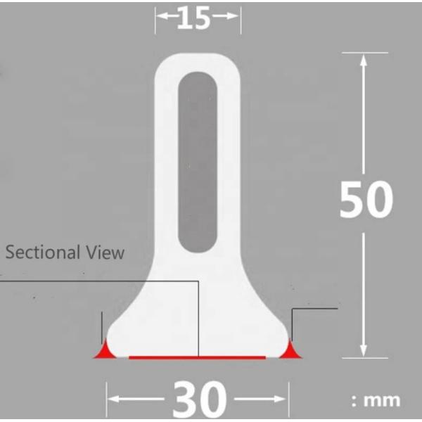 20-90 Шор А твердость уплотнительная лента для ванной ванной душевой комнаты и туалет воды блокировки