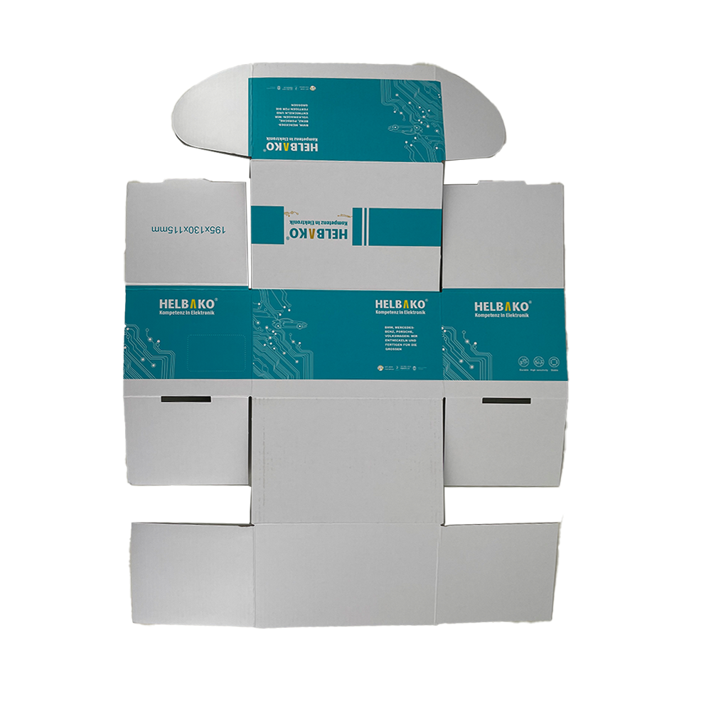 Wholesale Auto Spare Parts Corrugated Boxes Custom Packaging with Embossing Factory Price Shipping Recyclable Paper Folders