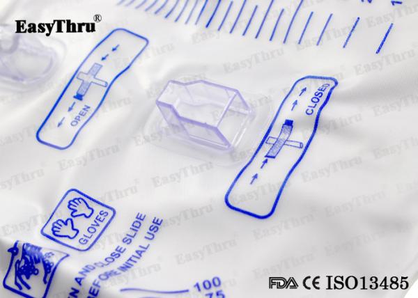 Harmless 2L Adult Urine Collection Bag , Transparent Disposable Catheter Leg Bags