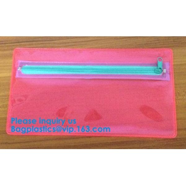 Recyclable Colorful Zipper Slider Bubble Bag Cosmetic Bag,ZipTop Reclosable Pink Cosmetic Bubble Pouch