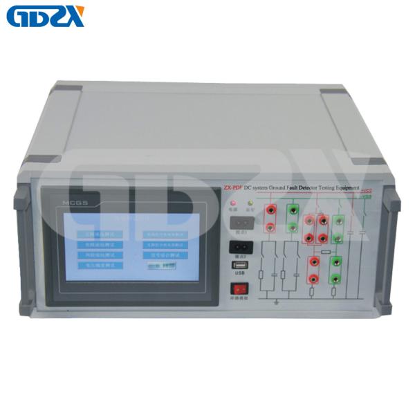ZX-PDF DC AC220V Loop Simulation Earth Fault Detector With 5.6 TFT