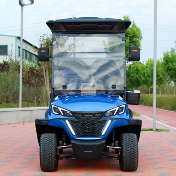 GCC Market 4 Seater Electric Golf Cart with High Grade Ability and Convertible Design