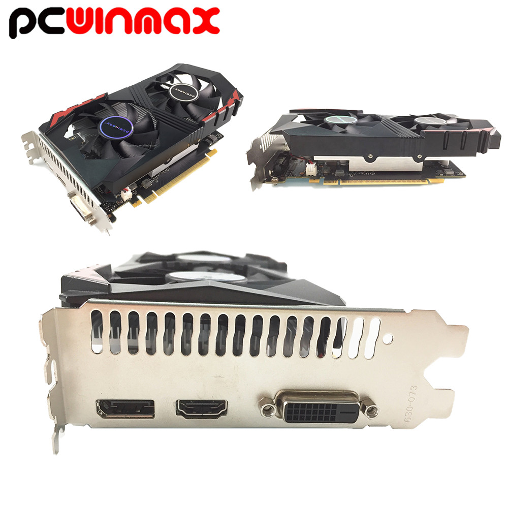 Оригинал Gpu Gt 2Gb DirectX 12 PCWINMAX видеокарт GTX 1050TI 4GB GTX