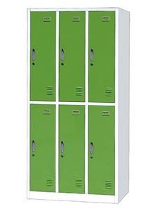 Six door steel locker FYD-G006,storage locker FYD-G006,H1850XW380XD450mm,white color