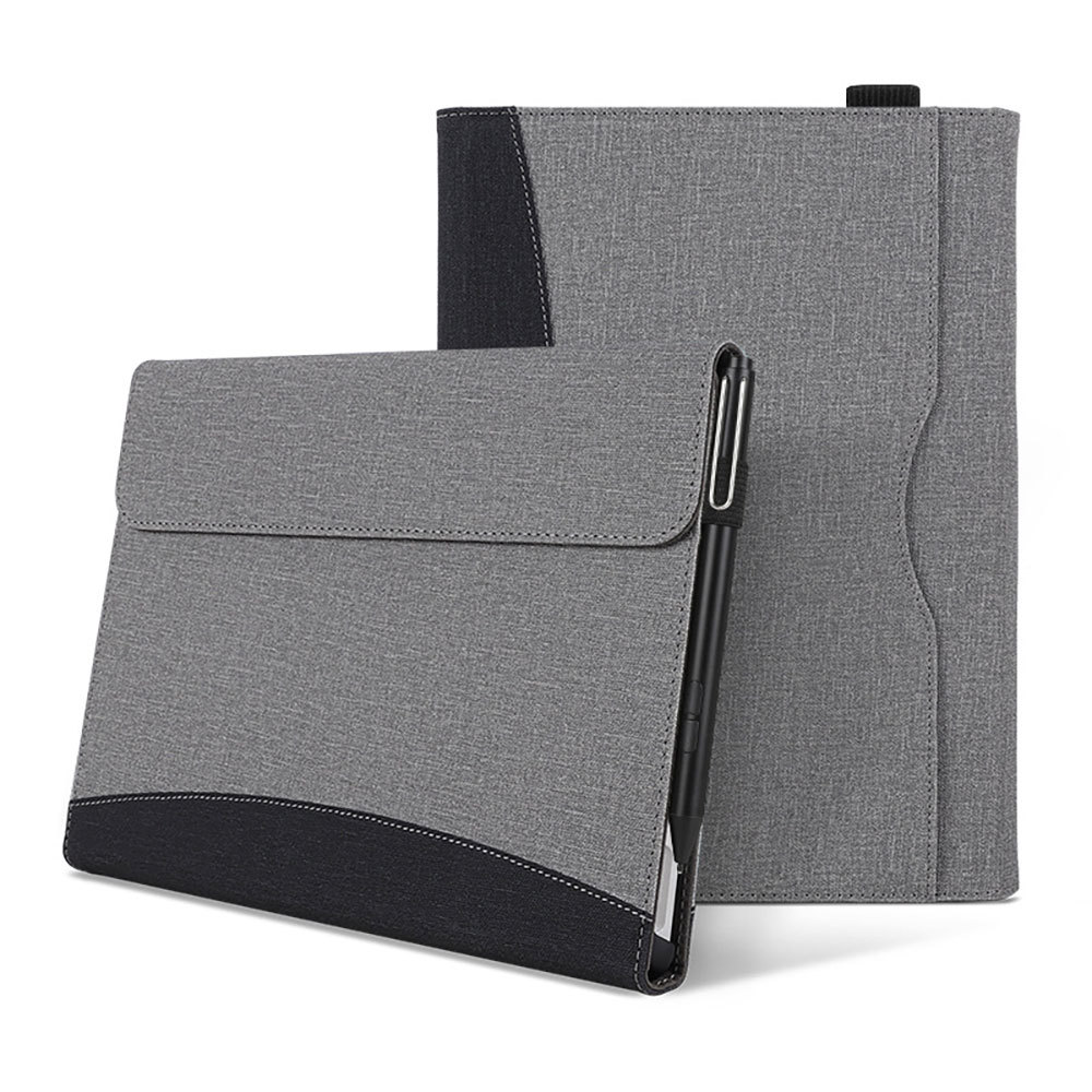 Adjustable Bracket Elastic Pen Holder Card Document Pocket Surface Protective Case for Microsoft Surface Go 1 Go 2 Go 3 Go 4