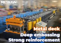 Machine de formage de rouleaux réglable à revêtement métallique avec collection d'emboutissage et de déchets