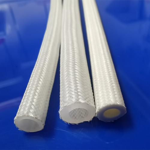 Fireproof Food Grade Outer Braided Silicone Tubing High Pressure Resistant