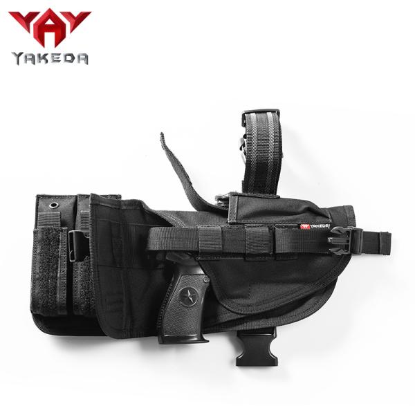 Universal Tactical Leg Holster With Magazine Pouch Fully Adjustable And Removable