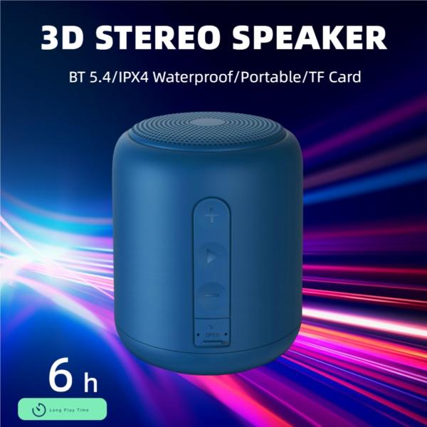 Wholesale Wireless Outdoor Mini Bluetooth Speaker Portable Rechargeable Surround Sound Bluetooth Speakers for Playing Music